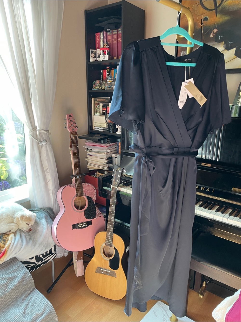 NEW Ever New Liza Curve Wrap Midi Dress